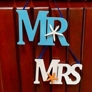 Mr and Mrs Signs with Starfish